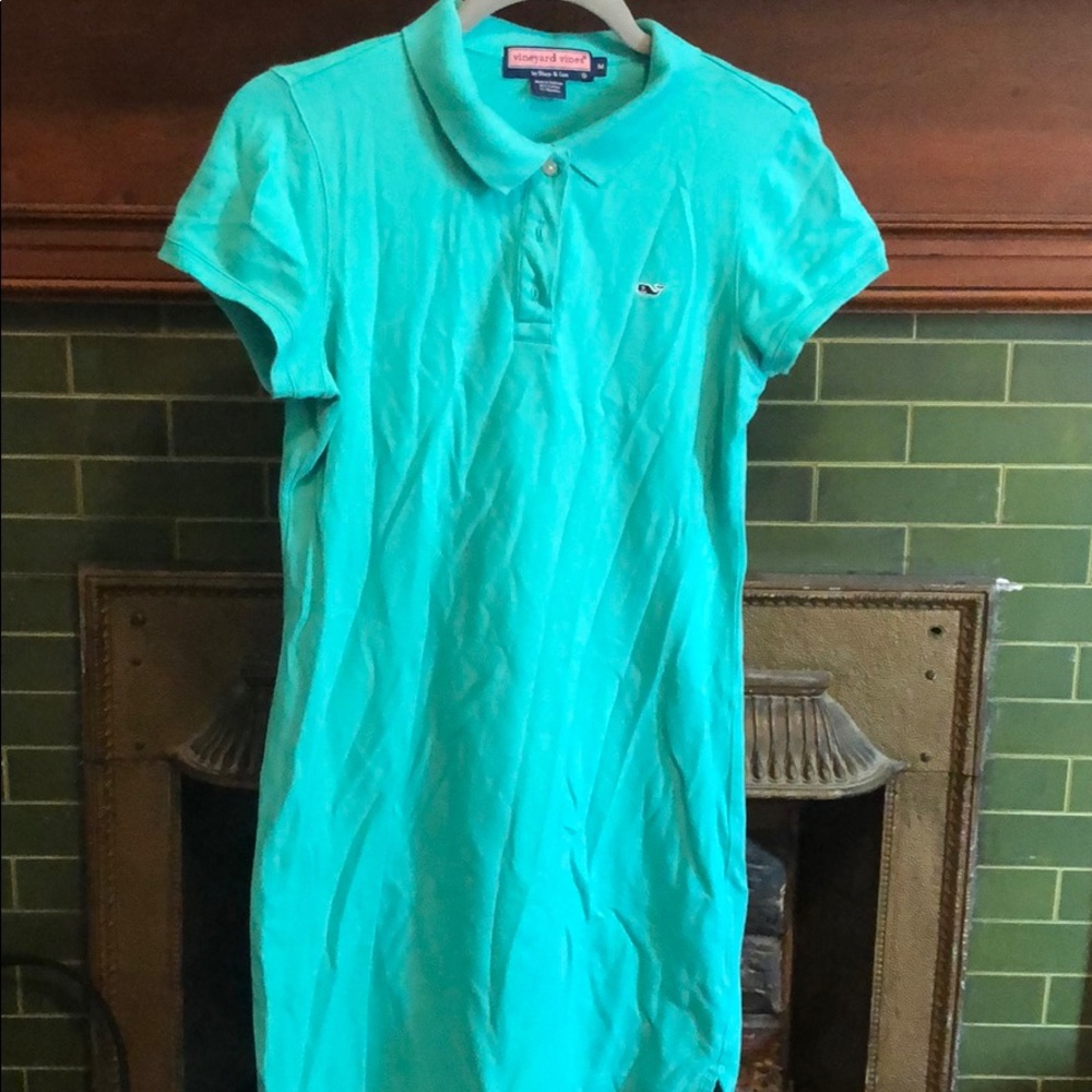 Vineyard vines teal golf dress